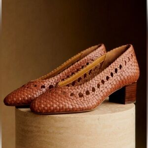 Sezane Anya Camel High Heel Sz 40